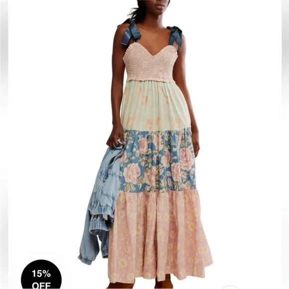 NWT Free People Bluebell Maxi in mauve size:S - Picture 9 of 16